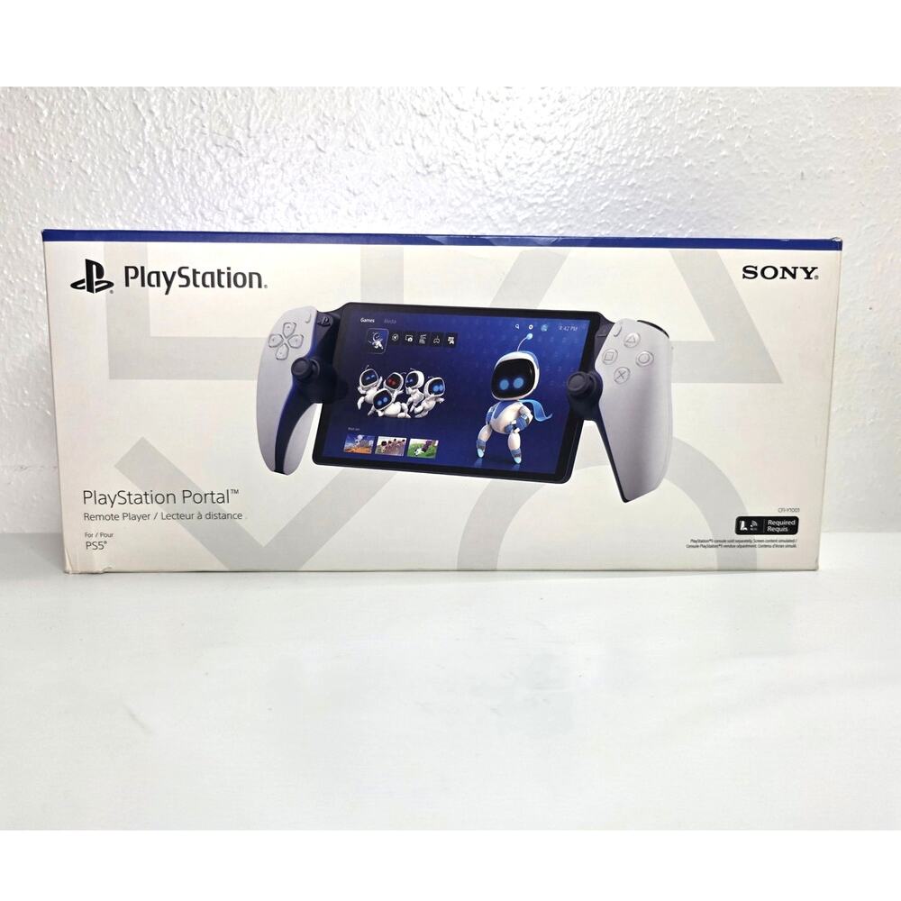 PlayStation Portal Remote Player Handheld Portable Console in White For PS5 PS4